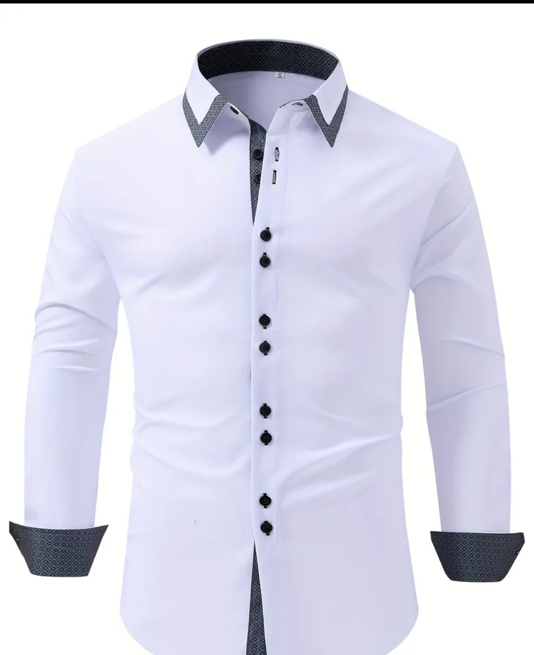 Chemise a manche longue pour homme